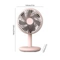 Foldable Table Fan USB Charging Desktop Cooling Fan Retractable Mute Electric Fan Air Cooler Remote Control Fan for Home Office. 