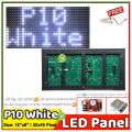 P10 Outdoor White LED module DIP 32*16 Pixel 320*160mm for Single color LED display Scrolling message led sign 16 x 32 using Controller HD-U6A.