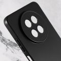 Realme 12 5G/12X 5G/C65 5G/Narzo N65 5G/Narzo 70X 5G Silicone Matte Flexible Soft Phone Case- Black - Phone Back Cover.