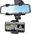 360° Rotating Car Rearview Mirror Mount Phone Holder - Convenient Bracket for Smartphones. 