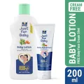 Parachute Just for Baby - Baby Lotion 200ml (Baby Face Cream 50g FREE). 
