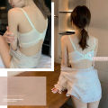 High quality Lace bra small chest gathered Cloud underwear wireless bra push up bra women bra seamless bra comfortable bra soft bra.