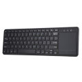 2.4G Wireless Touchpad Keyboard Multi-touch Ultra-slim with USB Receiver for Android Smart TV Computers Ladtops Desktops. 