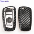 jingyuqin 2/3/4 Btns Carbon Silicone Car Key Case Cover For 520 525 f30 F18 118i 320i 5 7 X3 X4 M4 M5. 