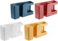 Multi-functional Wall mount phone charging holder stand with extra Storage Box, Remote Control holder, Mobile Phone Plug, Home Charging Shelf. 