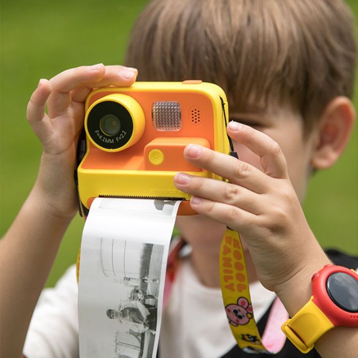 Children Instant Camera Print Camera 2.0 1080P Video Photo Digital Camera with Thermal Print Paper for Kids Birthday Gift Toys