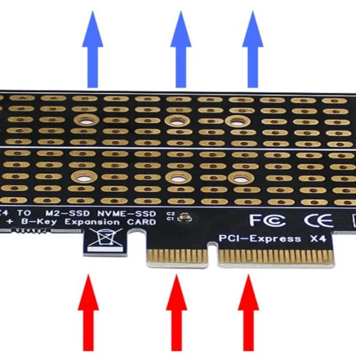 (NEW)Pcie%20To%20M2/M.2%20Adapter%20M.2%20Ngff%20To%20Desktop%20Pcie%20X4%20X8%20X16%20Nvme%20Sata%20Dual%20Ssd%20Pci%20-%20Image%206
