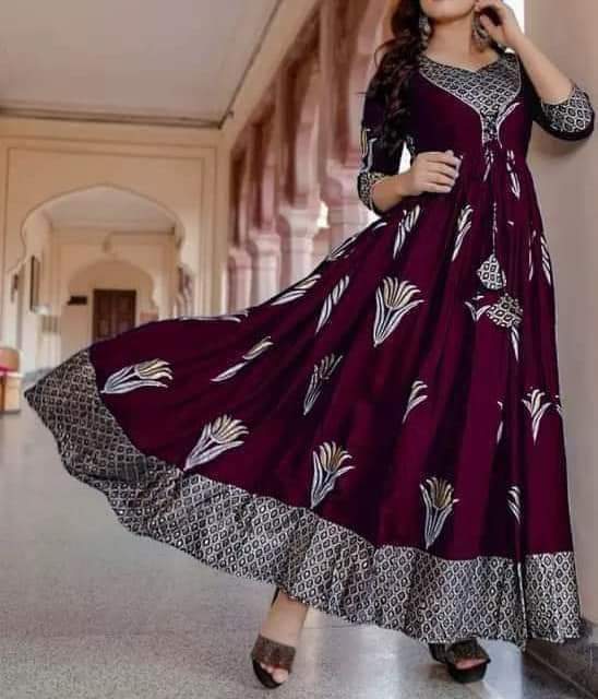 New Exclusive designed 1piece long koti long koti For Stylish Women Girls