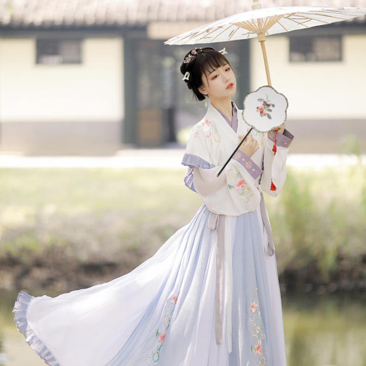 Song Brocade Ancient Fan Intricate Red/White Children'S Fan Cherry Fan for Hanfu Photography Children'S Costume Accessory Traditional Fan Collecting Cultural Exhibition Prop