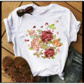 Fashion Tops Ladies Short Sleeve Casual Girl's Print Cotton&Polyester new T-Shirt For women - Tops For Girls - Tops For Girls - Tops For Girls.