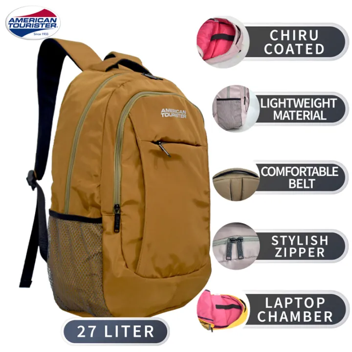 Waterproof%20Backpack%20American%20Tourister%20Compact%20Bag%20With%20Laptop%20Chamber%2027L%20-%20Image%202