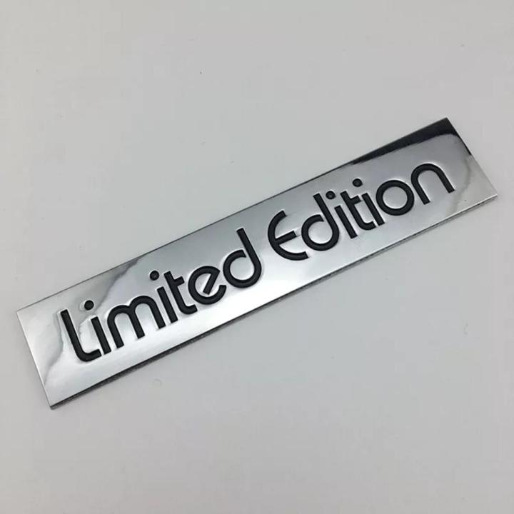 Limited Edition Emblem Metal Quality