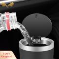 Onehanded Car Trash Bin Compact Spacesaving Garbage Cup Holders Phone Storage. 