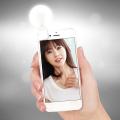 Mini Q Selfie Ring Light LED Flash Phone Lens Light USB Rechargeable Clip Mobile Phone Fill Lamp Women Selfie Lights. 