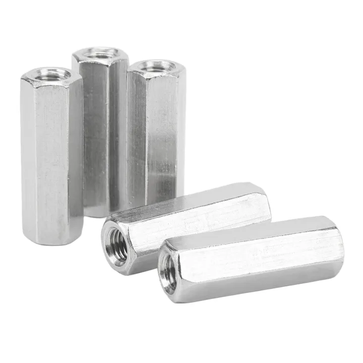 Threaded%20Rod%20Connector,%2060mm%20Length%205%20Pcs%20Hex%20Coupling%20Nut%20Sturdy%20304%20Stainless%20Steel%20Silver%20for%20Indoor%20Outdoor%20-%20Image%209