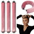 3pcsHeatless Hair Curlers Curling Rod Headband No Heat Hair Rollers Lazy Curls with Hook Sleeping Soft Flexi Rods Hair Styling Tools Heatless Hair Curler No Heat Hair Rollers Curling Rod Headband with Scarf Soft Sleeping Lazy Curls Flexi Rods Hair Styling. 