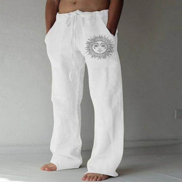 Men%20Baggy%20Cotton%20Linen%20Pants%20Casual%20Pocket%20Wide%20Leg%20Pant%20Full%20Length%20Drawstring%20Man%20Sport%20Pants%20Plus%20Size%20Loose%20Pants%20Streetwear%20-%20Image%206