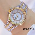 women watch famous luxury brands Crystal Diamond Stainless steel Small Ladies Watches For Woman WristWatch. 
