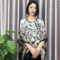 Douyin Kuaishou has the same thin pullover shawl for women in summer with skirts, and versatile cape pullovers can be distributed by women. 