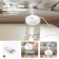 Pink donut humidifier usb office desktop mini humidifier portable. 