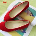 Women Flats Loafers Faux Ladies Ballet Flats For Work Flats Slip On Flat Shoes Candy Color Woman Boat Shoes. 