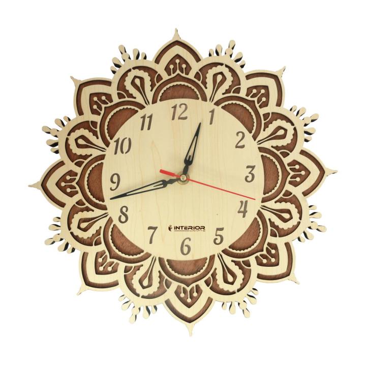 Wooden Wall Clock Royel Style Decorative Wall Clock For Home/office/Restaurant ICNDWC010