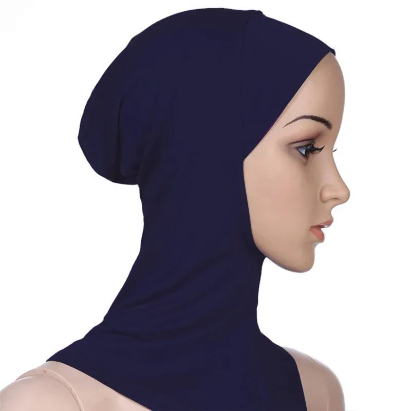 Hijab Caps Women's Ninja Head Cover Bonnet - Muslim Hijab Underscarf Hat In Modal Cotton Hijab Under Cap - Foto 12