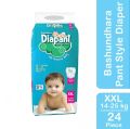 Bashundhara Disposable Pant Diaper Extra Large XXL (14-25 kg) - 24 pcs. 