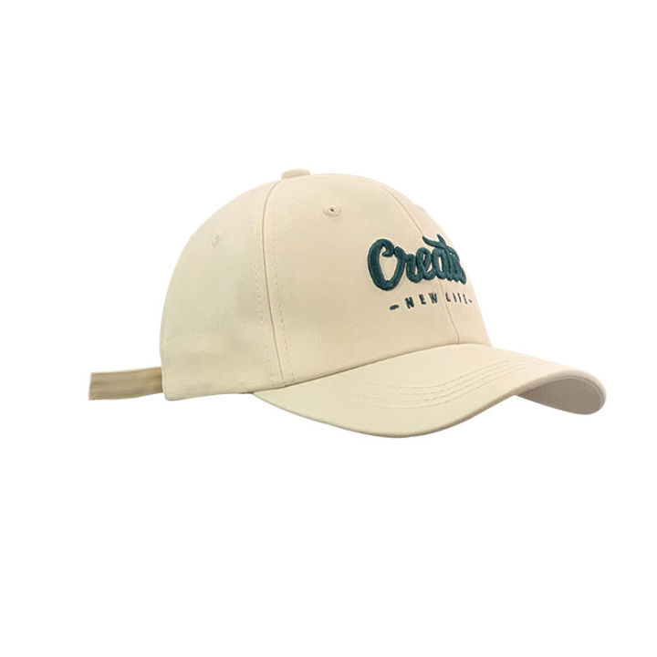 Embroidered%20Baseball%20Cap%20for%20Women%20Spring%20Summer%20Japanese%20Big%20Head%20Circumference%20Face-Looking%20Small%20Peaked%20Cap%20Korean%20Style%20Wide%20Hat%20Chic%20Soft%20Top%20Hat%20Fashion%20-%20Image%204