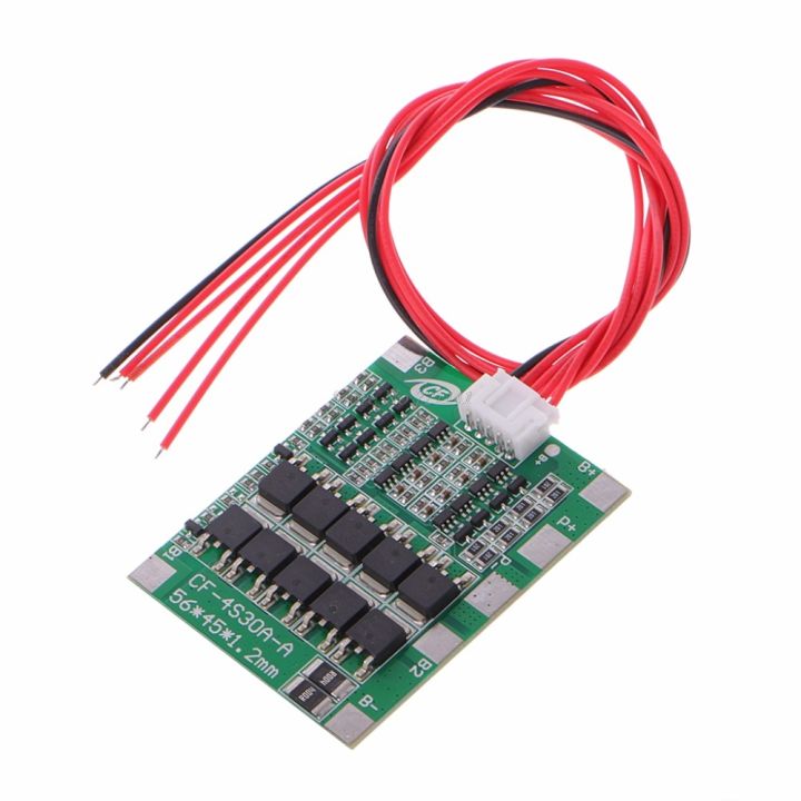 【YIYANGMAOYI111】4S 30A 12.8V Balance LiFePo4 LiFe 18650 Battery Cell PCB Board Dropship
