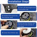 AC14HCA Spool Cap, Replacement Spool Cap for 18V, 24V, 40V Cordless Trimmers, Spool Cover for P2000 P2005 P2006.
