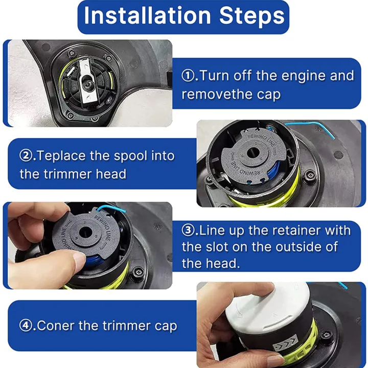AC14HCA%20Spool%20Cap,%20Replacement%20Spool%20Cap%20for%2018V,%2024V,%2040V%20Cordless%20Trimmers,%20Spool%20Cover%20for%20P2000%20P2005%20P2006%20-%20Image%207