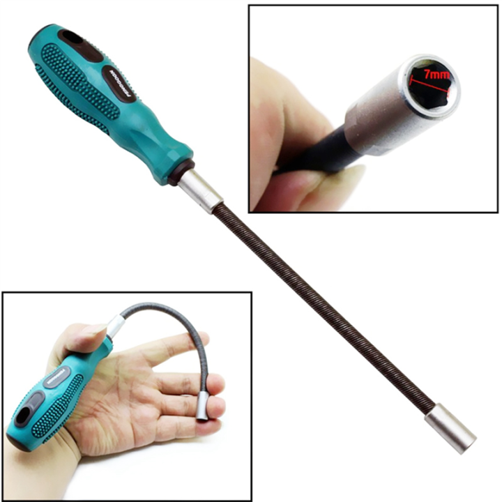 4Pcs%207MM%20Socket%20Screwdriver%20Flexible%20Hex%20Flex%20Manual%20Socket%20Screw%20Driver%20Hand%20Tools%20-%20Image%208