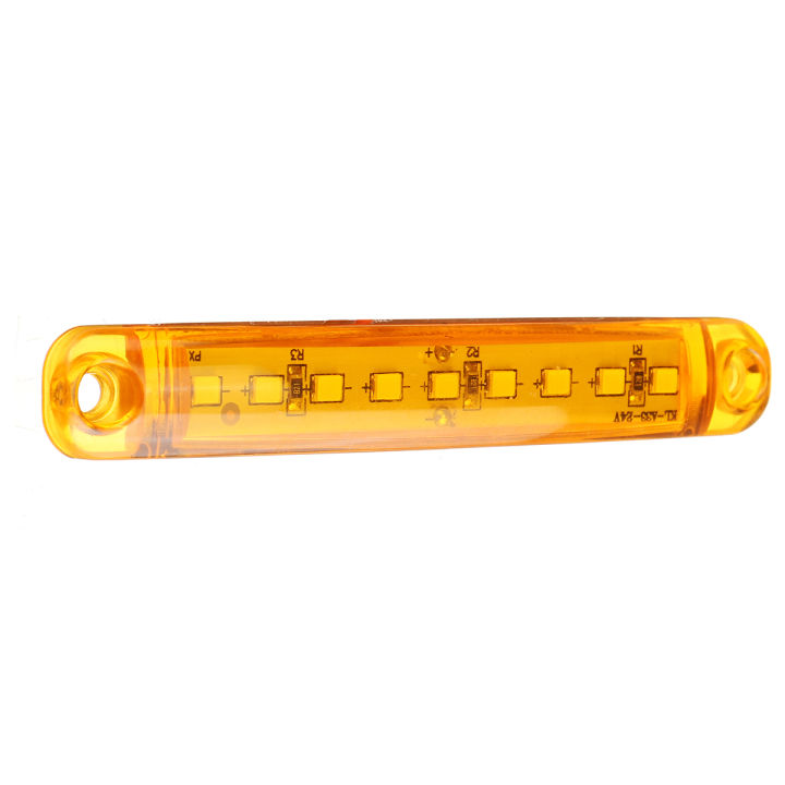 Lamps [ 100mmx15mm ] 9 LED Red/Green/Blue/Yellow Work Light IP67 Traffic Advisor Strobe Flashing Light Bar Emergency Light For 24V Trucks Trailers Off Road Vehicles ATV SUV UTE