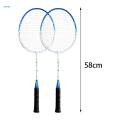 2Pcs Sports Badminton Racket Double Racquets with Carry Case Parentchild Interactive Toys Badminton Accessory for Kids for Game Lawn Outdoor. 