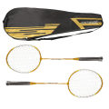 ব্যাডমিন্টন র‌্যাকেট 2 2 প্লেয়ারের ব্যাডমিন্টন র‌্যাকেট সেট খেলার মাঠের জন্য বাচ্চাদের প্রতিরোধ কমানো. 