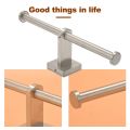 Stainless Steel Wall Mounted Bathroom Toilet Paper Shelf Silver.