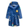Kids Flannel Bathrobe Baby Girls Boy Cartoon Hooded Pajamas Children Soft Bath Robe Nightgown Teenager Toddler Clothing 2-12Year. 