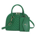 Texture Pop Bag 2023 Fashion Versatile Striped Two-Piece Shell Bag Lady Versatile Tide One Shoulder Crossbody Bag.