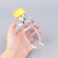 1/2PCS 240ml Plastic Squeeze Condiment Bottles Bear Honey Bottle Extrusion Bottle Bear Shape Honey Sauce Mustard Jam Dispense.
