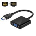 USB 3.0 to VGA Adapter USB to VGA Video Graphic Card Display External Cable Adapter for PC Laptop. 