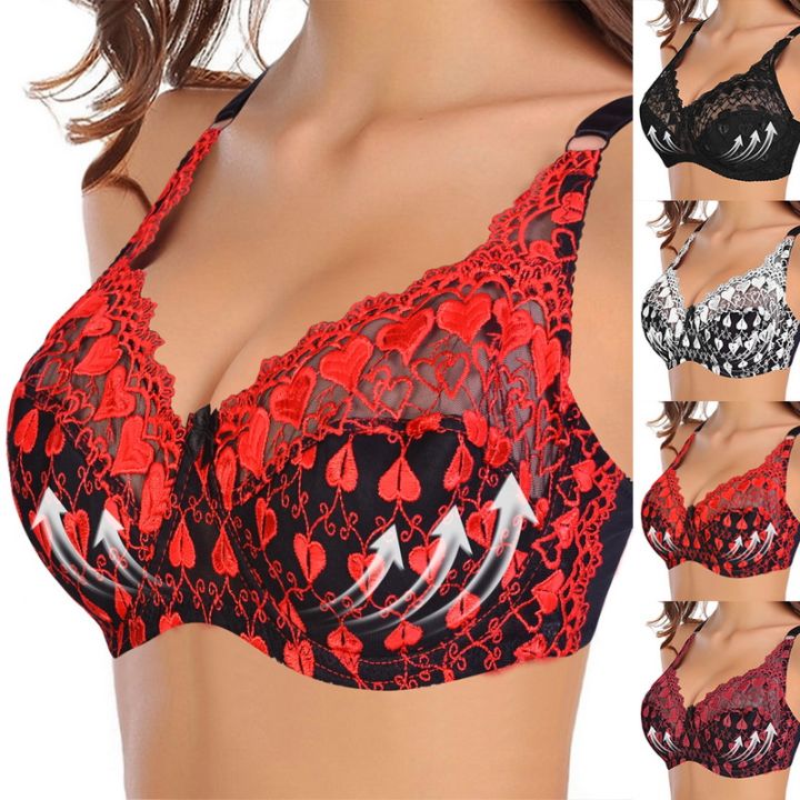 Plus%20Size%20Bra%20Bralette%20Female%20Bras%20Lingerie%20Brassiere%20Underwire%20Women's%20Bras%20Crop%20Top%20Underwear%20Push%20Up%20Strap%20BH%20Lace%20-%20Image%207