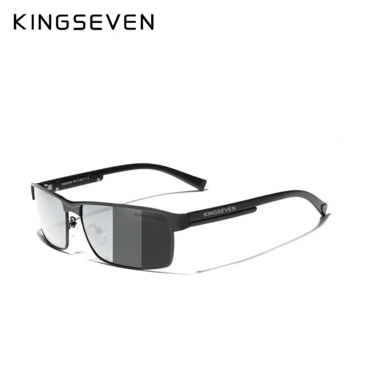 KINGSEVEN%20New%20Photochromic%20Sunglasses%20Men%20Chameleon%20Polarized%20Pilot%20Sun%20Glasses%20Driving%20Square%20Eyewear%20Men's%20Sun%20Glasses%20Male%20-%20Image%202