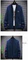 Men's Casual Long Sleeve Zipper Baseball Collar Bomber Jacket, Chic And Trendy Regular Fit Windbreaker Jacket For Spring. 