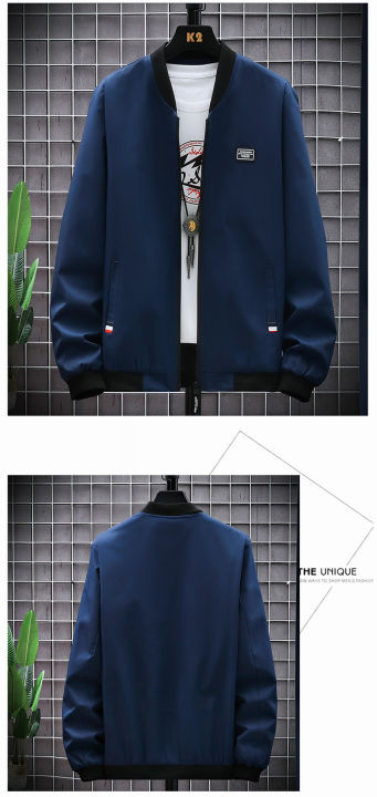 Men's%20Casual%20Long%20Sleeve%20Zipper%20Baseball%20Collar%20Bomber%20Jacket,%20Chic%20And%20Trendy%20Regular%20Fit%20Windbreaker%20Jacket%20For%20Spring%20-%20Image%205