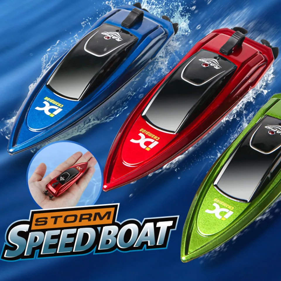 RC Boat For Kids 2.4GHZ Racing Boats 5km h Remote Control Speedboat Summer Water Toys For Boys Girls Gifts Daraz .bd