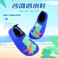 Children's Beach Ankle Sock Men's and Women's Dive Boots Snorkeling Wading River Tracing Shoes Quick-Drying Non-Slip Cut-Resistant Bare Feet Swimming Shoes.