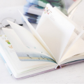 Pu Leather Cover A6 Travel Creative Cover Notebook Paper Planner School Diary Note Book Diary Notebook School Kids Gift Item Rulled,Dotted,printed,Grid Inside Pages. 