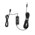 BOYA BY-M1 PRO II 3.5mm Lavalier Lapel Microphone for Mobile Phone PC Laptop Camera Wired Microphone for Speaking Audio Vlogging. 