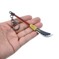 Anime One Piece Keychain Whitebeard Edward Newgate Broadsword Keychain For Women Men Bag Key Holder Accessories Keyrings Gift.